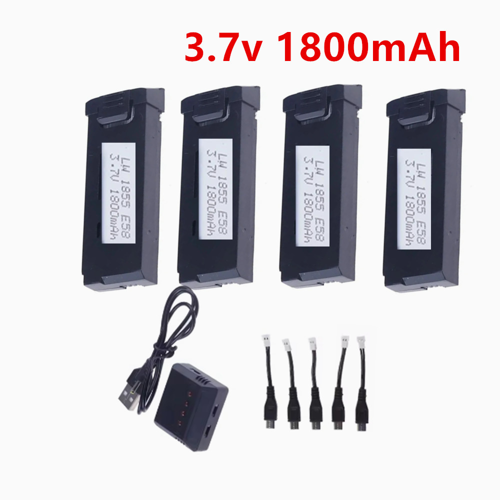 Eachine Drone E58 - Batería de Litio de 3.7V 1800mAh