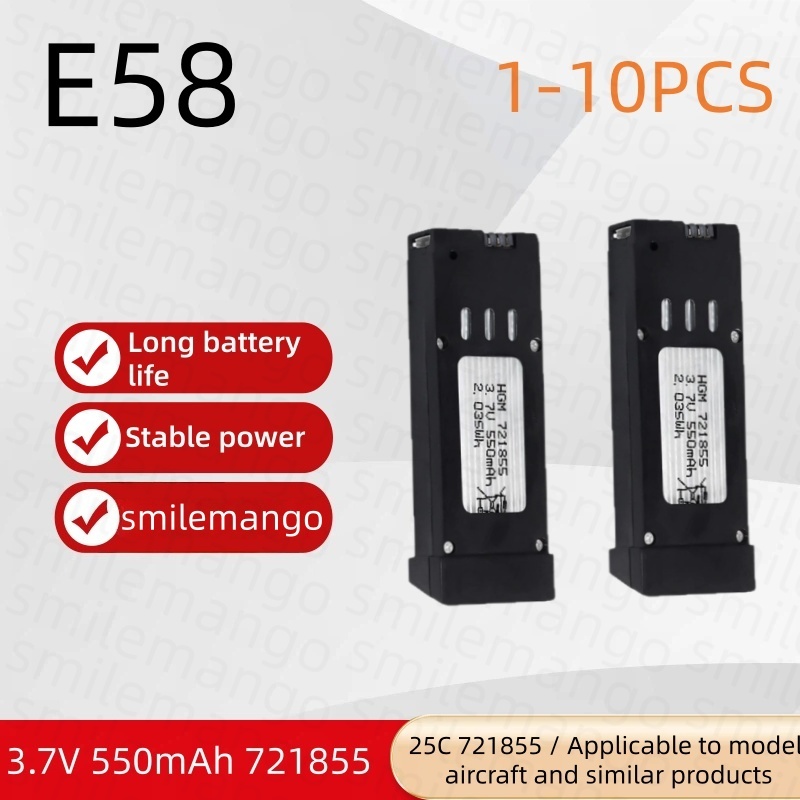 Eachine Drone E58 - 1-10PCS Batería de Litio de 3.7V