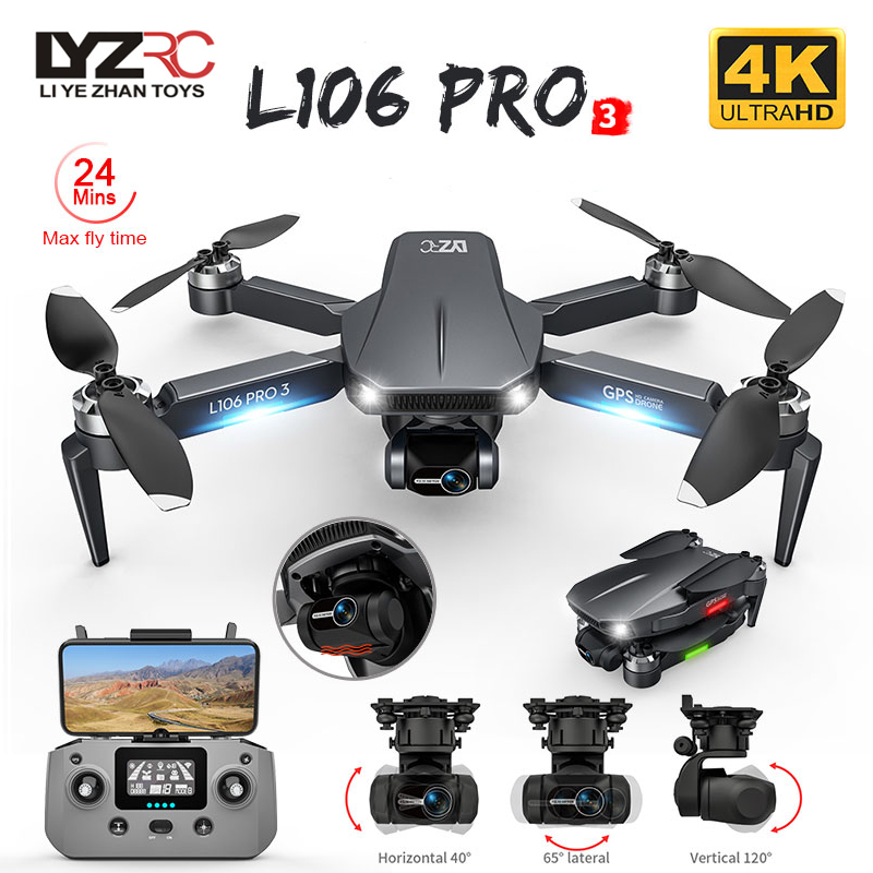 Drone Gimbal Controller - L106 Pro 3 Drone 5G WIFI