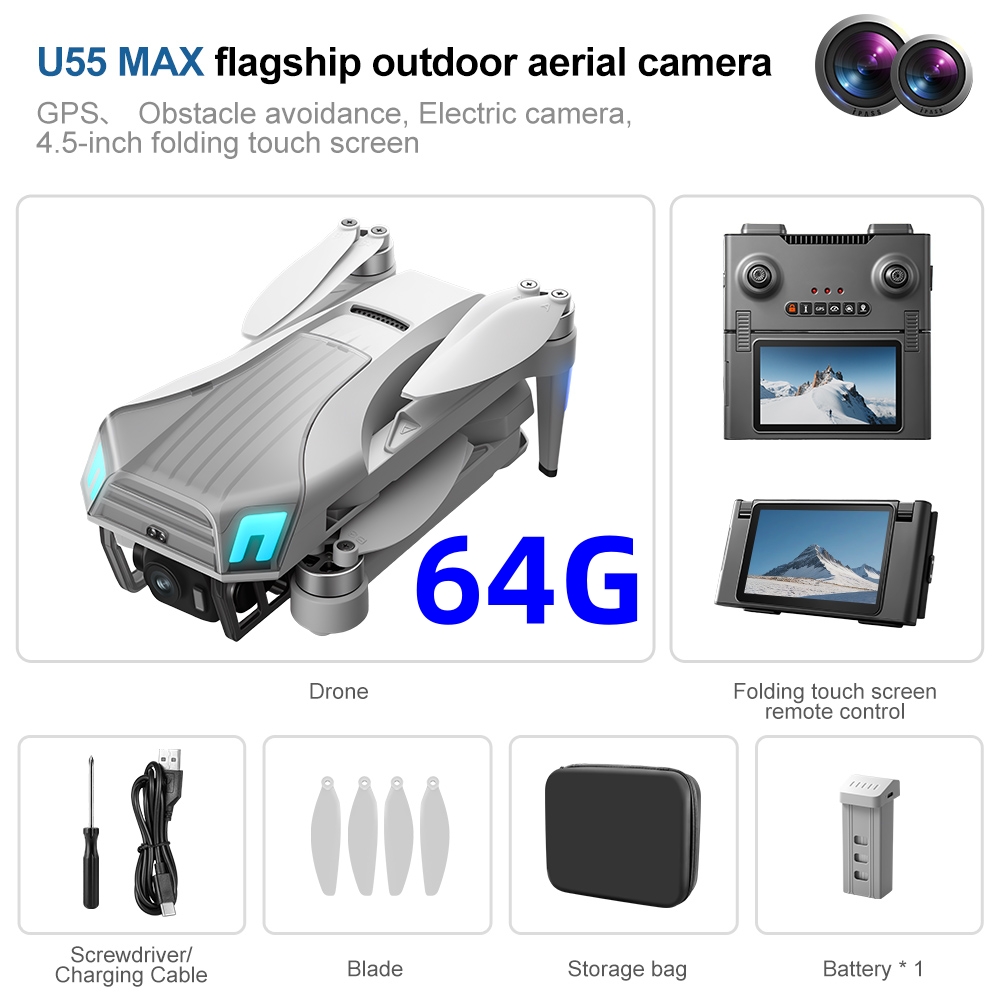 Dron GPS Profesional NCZOBOE U - Drone Gimbal 3 Axis reseña y precio
