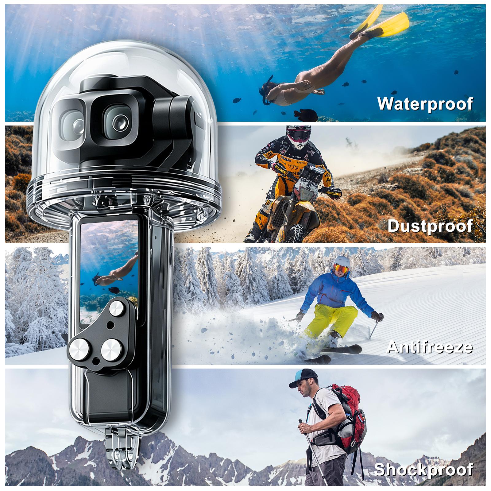 Carcasa impermeable para buceo - Drone Gimbal Case reseña y precio