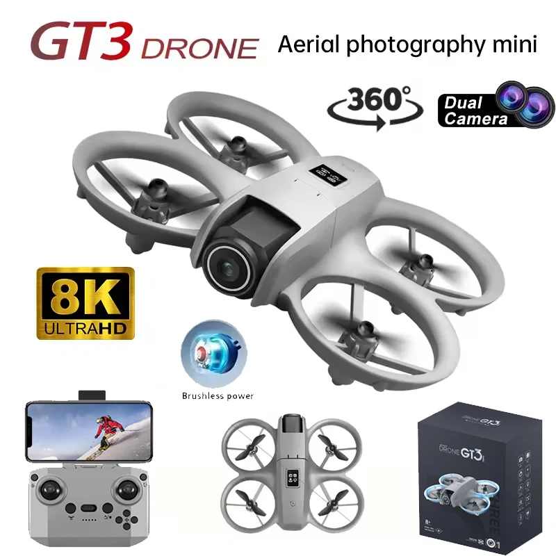 Dron GT3 Original 8K GPS HD co - Drone Gimbal Mount reseña y precio