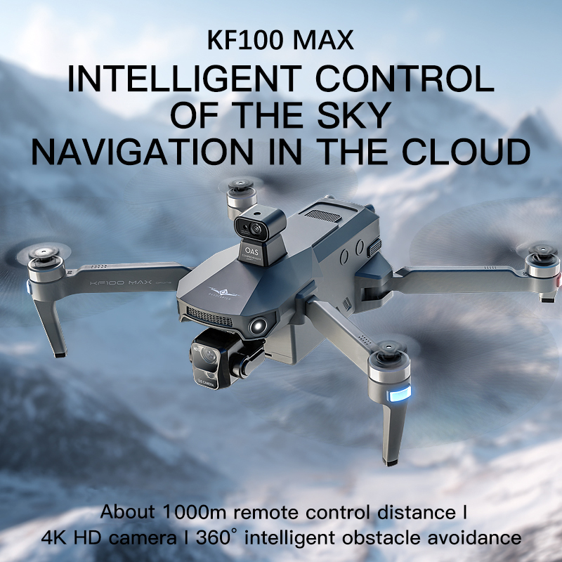 KF100 MAX GPS Drone 4K Cámara  - Drone Gimbal Controller reseña y precio
