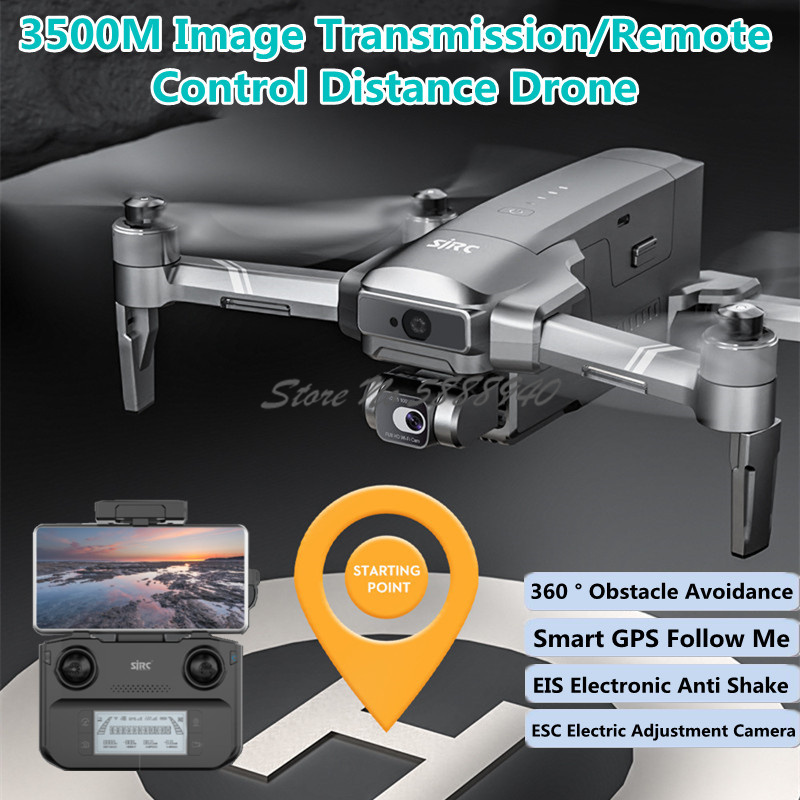 Profesional aéreo Real 4K GPS  - Drone Gimbal 2 Axis reseña y precio