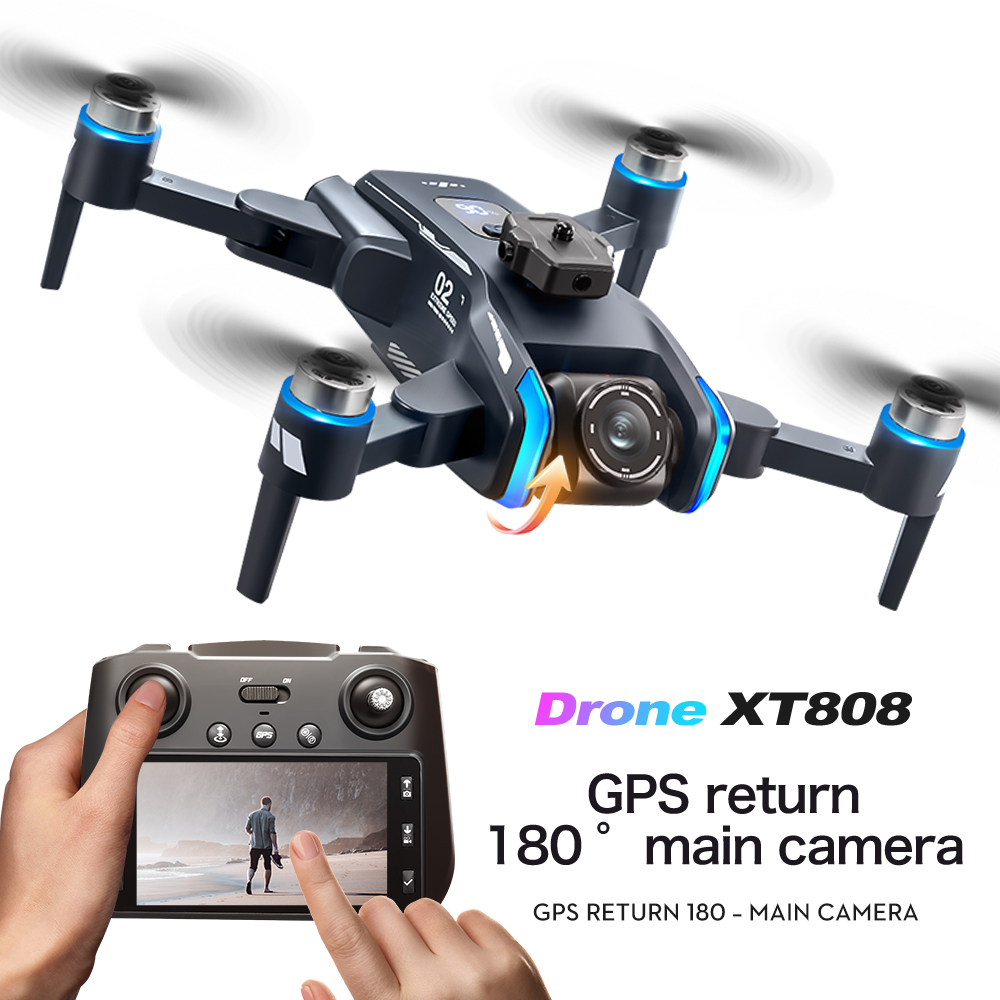 Dron XT808 FPV con Cámara Dual - Drone Gimbal 3 Axis reseña y precio