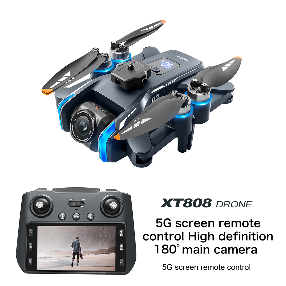 Dron XT808 FPV con Cámara Dual - Drone Gimbal 3 Axis reseña y precio