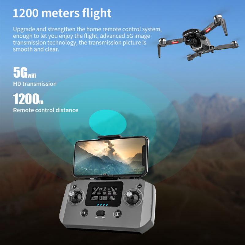 L106 Pro 3 Drone 5G WIFI FPV p - Drone Gimbal Controller reseña y precio
