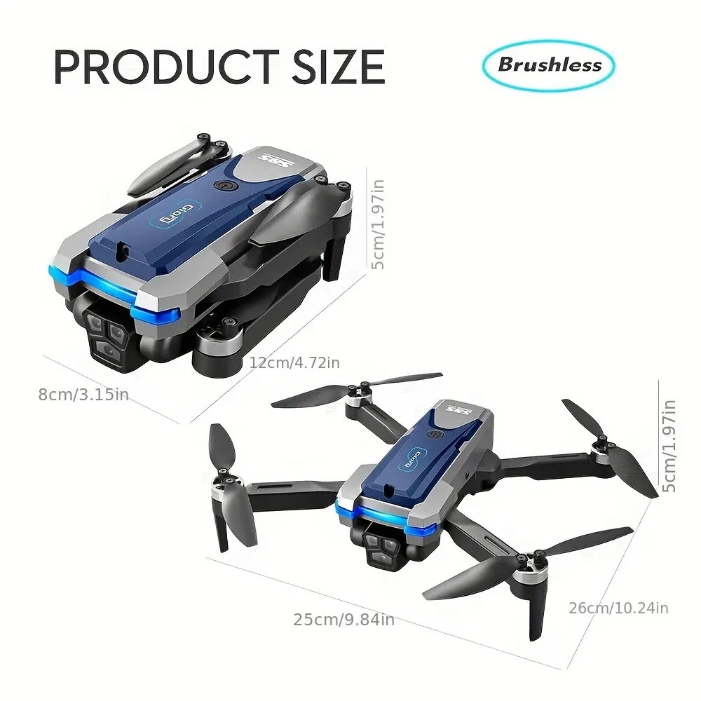 Dron plegable S8S con GPS, 5G, - Drone Gimbal Controller reseña y precio